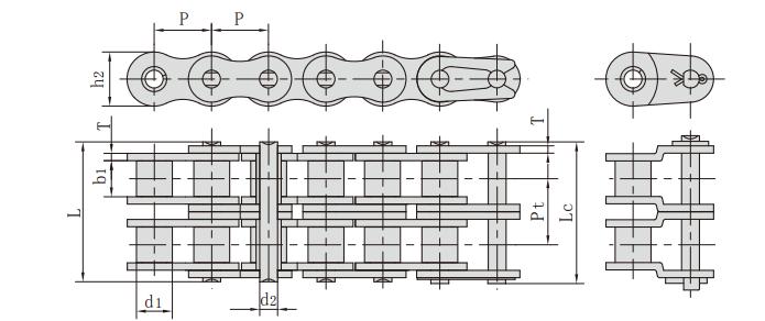 <font color='red'>12A-2</font>_旋耕機(jī)鏈條_農(nóng)機(jī)鏈條