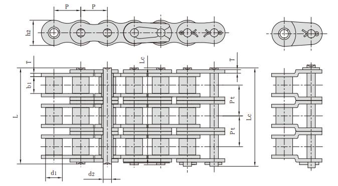 32BSS-3_不銹鋼三排鏈條