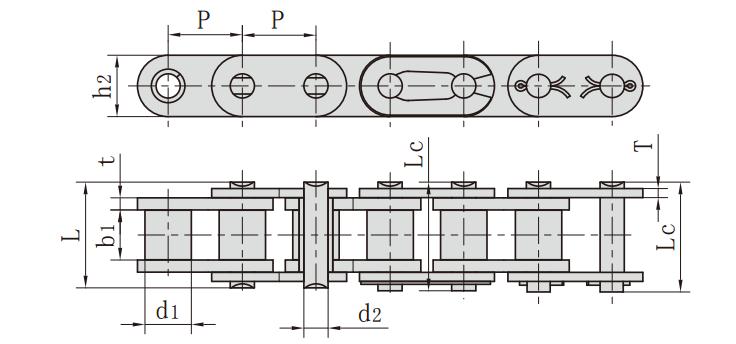 C10B-1_<font color='red'><font color='red'>直鏈</font>版<font color='red'>鏈條</font></font> B系列直