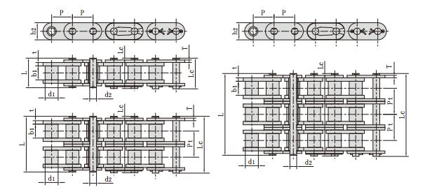 C<font color='red'>24B-3</font>_B系列直鏈板三排鏈條