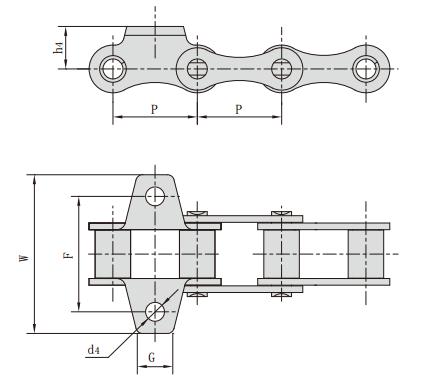 ZGS38F46_聯合收割機鏈條附